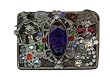 Sapphire Travels in a Jewel Toned World Artisan Belt Buckle