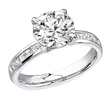 Diamond Engagement Ring with 0.75 carat Round F-G/SI1