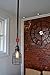 Long Steel Ceiling Light With Red Handle