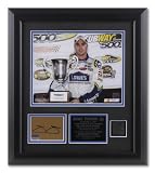 Jimmie Johnson Autographed Photograph - FRAMED 07 MARTINSVILLE8x10CARDTIRE
