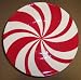 Peppermint Cake Plate