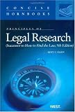 Principles of Legal Research, Successor to How to Find the Law Concise Hornbook