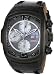 Invicta Men's 0513 Lupah Revolution Automatic Chronograph Diamond Accented Black Leather Watch