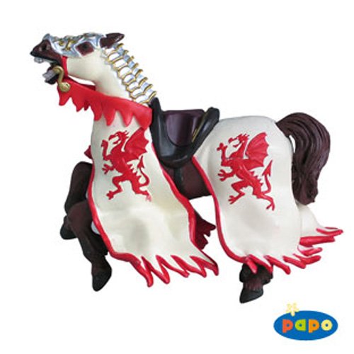 Childrens Toyshop  Toys : Papo - Dragon Horse Red