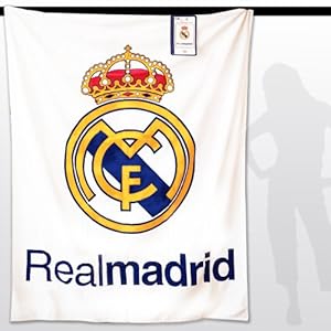 Toalla del REAL MADRID de 150x200cm, 100% algodón . Producto Oficial .