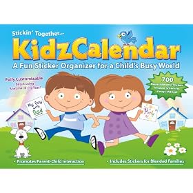 Kidz Calendar - A Fun Sticker Organizer for a Child's Busy World (Start using any time of the year!)
