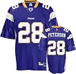 Mens Minnesota Vikings #28 Adrian Peterson Team Premier Jersey