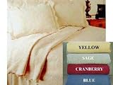 Matelasse Coverlet Set With Shams KING BLUE BY MARRIKAS