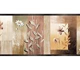 Chesapeake Modern Brown Floral Border