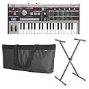 Korg Microkorg 37 Key Keyboard Synthesizer With 8 Band Vocoder Microphone Bundle