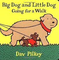Big Dog And Little Dog Going For A Walk