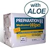 144 Wipes Preparation H Medicated Wipes Refill with Aloe - 3 packs of 48 Wipes