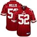 Sf 49Ers Jerseys : Reebok NFL Equipment Sf 49Ers #52 Patrick Willis Youth Cardinal Replica Football Jersey
