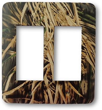 Mossy Oak Shadow Grass Metal Outlet Switch Cover - Double Rocker / GFCI