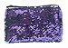 Purple and Teal Mermaid Sequins Pouch - Small
