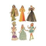40's MOVIE STAR ORNAMENTS LaMarr Davis Miranda Colbert Henie