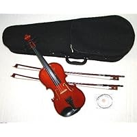 RUGERI RA200 SOLID WOOD 15.5 INCH VIOLA WITH CASE + 2 BOWS + 2 SETS OF STRINGS + ROSIN