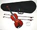 Musical Instruments : RUGERI RA200 SOLID WOOD 15.5 INCH VIOLA WITH CASE + 2 BOWS + 2 SETS OF STRINGS + ROSIN