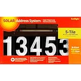 Sundigits 5 Digit Solar Led House Number