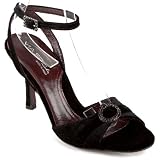 Via Spiga Strippy Black sandals