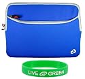 Non-OEM Amazon Kindle DX 9.7 Dual-Pocket Sleeve Case - Dark Blue