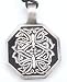CELTIC BUTTERFLY Silver Tone PEWTER Pendant Necklace
