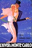 Monte Carlo Les Gens Chic Vintage 24x36 POSTER Poster Print, 24x36 Poster Print, 24x36 Monte Carlo Les Gens Chic Vintage 24x36 POSTER Poster Print, 24x36 Poster Print, 24x36