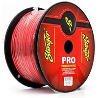 Stinger Pro Series 8 Gauge Translucent Red Power Wire