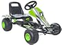 Hudora - 10308 - V�lo et V�hicule pour Enfant - Kart � p�dales GRX - Pneus en Plastique - Vert/Noir