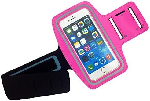 ASCT iPhone 6 Plus and 6s Plus 5.5'' Neoprene Running Armband (Hot Pink)