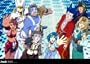.hack Sign Group Animation Cel Clear Poster