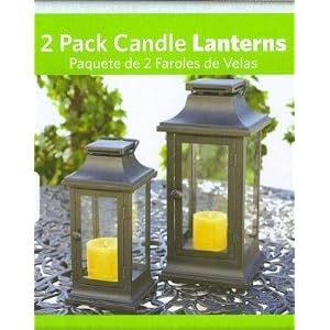 2 Pack Candle Lanterns by candle lantern