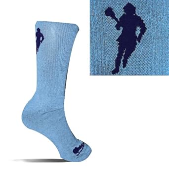 Lacrosse Socks - Lax Girl Player Socks (Light Blue)