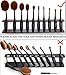 Professional 10 Hole Drying Rack Storage Display Bracket Shelf Holder Designed for Toothbrush Shape Soft Oval Makeup Brush Cosmetic Tool Set