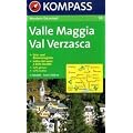 Valle Maggia. Val Verzasca: 1 : 50 000. Wanderkarte. Orts- und Namensregister. GPS-genau