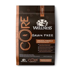 Wellness CORE Natural Grain Free Dry Dog Food, Original Turkey & Chicken Recipe, 12-Pound Bag Wellness CORE Natural Grain Free Dry Dog Food, Original Turkey & Chicken Recipe, 12-Pound Bag