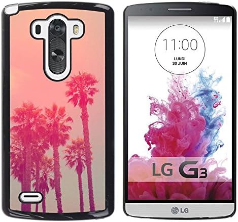 Paccase / Hard Protective Case Cover for - California Vignette La State Sea - LG G3 D855 D850 D851