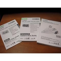 Canon PowerShot A450 & A460 Digital Camera Basic and Advanced User Guides with Direct Print User Guide