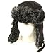 New L/XL New Winter Ski Fur Trooper Trapper Hunter Hat Black with Black Gray Fur