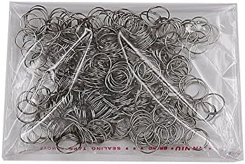 Sale 100pcs 12MM Split Key Chain Ring Connector Keychain with Nickel Plated Jewelry Making