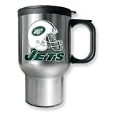 New York Jets 16oz Stainless Steel Travel Mug