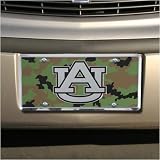Auburn Tigers Camo Metal License Plate
