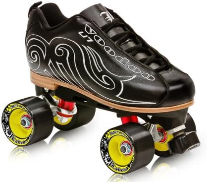 Labeda Voodoo U7 Midnight Black Quad Roller Derby Skates