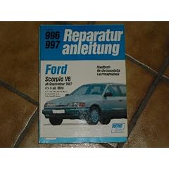 Ford Scorpio V6 ab September 1987. 4 x 4 ab 1986. 2,4-2,9 Liter-V6-Motor. 4 x 4 mit 2,8 und 2,9-Liter V6-Motor