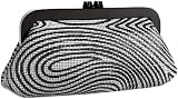 Whiting & Davis Graphix Lucite Frame Clutch