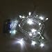 Battery LED Fairy Lights WHITE 20 Bulbs - Static