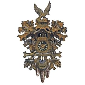 River City Clocks MD817-23 Eight Day Musical Cuckoo Clock with Dancers And Hand-Carved... by River City Clocks