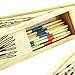 ULAKY Wooden Pick Up Sticks And Box Traditional Game Pickup Stick Toy