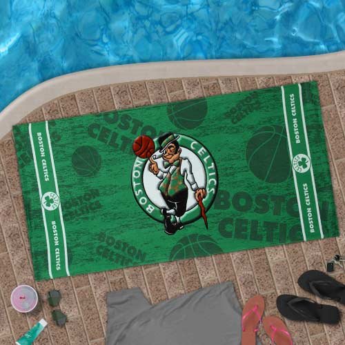 McArthur Boston Celtics 30'' x 60'' Kelly Green Beach Towel