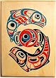 Smoked Salmon Two Traditional Salmon Design Sockeye Style, 8 oz